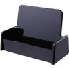 Lorell Professional Business Card Holder - Plastic - 1 / Each - Black