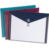 Pendaflex ViewFront Poly Envelopes - Booklet - A4 - 12 1/2" Width - Poly, Polypropylene - 4 / Pack - Assorted, Teal, Burgundy