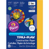 Tru-Ray Construction Paper - Project - 12"Width x 9"Length - 50 / Pack - Gold - Sulphite