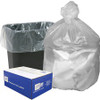 Webster High Density Commercial Can Liners - Small Size - 10 gal - 24" Width x 24" Length x 0.31 mil (8 Micron) Thickness - High Density - Natural - Resin - 1000/Carton - Garbage