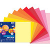 Tru-Ray Construction Paper - Project, Bulletin Board - 18"Width x 12"Length - 1 / Pack - Warm Assorted - Paper