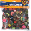 Pacon Craft Button Variety Pack - Craft, Classroom Activities, Collage, Decoration, Mask, Puppet, Toy - 1 / Pack - Assorted