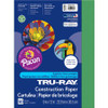 Tru-Ray Heavyweight Construction Paper - 12"Width x 9"Length - 50 / Pack - Holiday Green - Sulphite