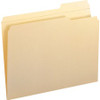 Smead 1/3 Tab Cut Letter Recycled Top Tab File Folder - 8 1/2" x 11" - 3/4" Expansion - Top Tab Location - Right Tab Position - Manila - Manila - 10% Recycled - 100 / Box