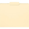 Smead 1/3 Tab Cut Letter Recycled Top Tab File Folder - 8 1/2" x 11" - 3/4" Expansion - Top Tab Location - Center Tab Position - Manila - Manila - 10% Recycled - 100 / Box
