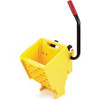 Rubbermaid Commercial WaveBrake Side Press Wringer - 13.4" Width x 15.8" Depth x 31.1" Height - 2 / Carton - Yellow - Steel