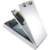 Saunders Cruiser-Mate II Storage Clipboard - Low Profile - 8 19/64" x 11 45/64" - Aluminum - Gray - 1 / Each