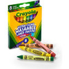 Crayola Kid's 8 Count Large Washable Crayons - Assorted - 8 / Box