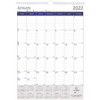 Brownline EcoLogix Wall Calendar - January 2023 till December 2023 - 1 Month Single Page Layout - 12" x 17" Sheet Size - White, Brown, Green - Chipboard - Reinforced, Eco-friendly, Reference Calendar - 1 Each