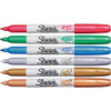 Sharpie Metallic Permanent Marker - Fine Pen Point - Bold Marker PointAlcohol Based Ink - 6 / Set