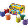 Crayola 6-color Glitter Washable Kids Paint - 2 oz - 6 / Set - Red, Yellow, Blue, Green, Purple, Orange