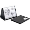Cardinal Easel Showfile Presentation Book - Letter - 8 1/2" x 11" Sheet Size - 40 Sheet Capacity - 20 Front, Internal Pocket(s) - Poly - Black - 13.44 oz - Lightweight, Hook & Loop Closure, Acid-free - 1 Each