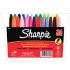 Sharpie Fine Point Permanent Marker - Fine Marker Point - 1 mm Marker Point Size - Black, Blue, Red, Green, Yellow, Purple, Brown, Orange, Berry, Lime, Aqua, ... Alcohol Based Ink - 24 / Set