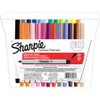 Sharpie Ultra Fine Point Permanent Marker - Ultra Fine Marker Point - Black, Red, Blue, Green, Yellow, Purple, Brown, Orange, Berry, Lime, Aqua, ... Alcohol Based Ink - Assorted Barrel - 24 / Set
