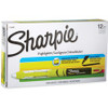 Sharpie Accent Highlighter - Liquid Pen - Micro Marker Point - Chisel Marker Point Style - Yellow Pigment-based Ink - 1 Dozen