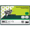 Scotch-Brite General-Purpose Scouring Pads - 9" Height x 6" Width x 9" Depth - 60/Carton - Green