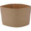 Genuine Joe Protective Corrugated Cup Sleeve - 50 - Brown