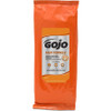 Gojo Fast Towels - Fresh Citrus - Clear, Blue - Cleaning, Non-irritating, Moisturizing, Heavy Duty - For Multipurpose - 60 Per Pack - 1 / Pack