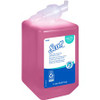 Scott Pro Foam Skin Cleanser with Moisturizers - Floral Scent - 33.8 fl oz (1000 mL) - Hands-free Dispenser - Skin - Pink - 6 / Carton