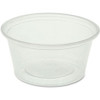 Genuine Joe Portion Cups - 2 fl oz - 50 / Carton - Clear - Polystyrene - Beverage, Sauce