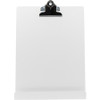 Saunders Black Clip Aluminum Clipboard - 8 1/2" x 11" - Aluminum - White - 1 Each
