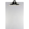 Saunders Aluminum Round Corner Clipboards - 1" Clip Capacity - 8 1/2" x 12" - Clamp - Aluminum - Silver - 1 Each