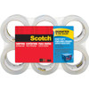 Scotch Heavy-Duty Shipping/Packaging Tape - 54.60 yd Length x 1.88" Width - 3.1 mil Thickness - 3" Core - Synthetic Rubber Resin - Rubber Resin Backing - 6 / Pack - Clear