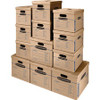 Fellowes SmoothMove Classic Kit, Sml/Med Boxes, 12/CT - Kraft - Recycled - 12 / Carton
