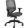 HON Solve Task Chair - Ink Foam Seat - Charcoal Mesh Back - Black Frame - Mid Back - 5-star Base - Armrest - 1 Unit