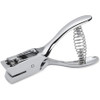 Business Source Handheld 15mm Slot Punch - 5/32" Punch Size - Metal - Silver, Chrome