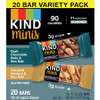 KIND Dark Chocolate Nuts & Sea Salt/Caramel Almond & Sea Salt Minis 20ct - Cholesterol-free, Gluten-free, Low Glycemic, Trans Fat Free, Low Sugar, Low Sodium - Dark Chocolate Nuts and Sea Salt, Caramel Almond and Sea Salt - 1.03 lb - 1