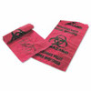 Medegen MHMS Infectious Waste Red Disposal Bags - 1 gal - 11" Width x 14" Length x 1.25 mil (32 Micron) Thickness - Red - 200/Box - Office Waste