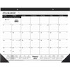 At-A-Glance Monthly Desk Pad Calendar - Julian Dates - Monthly - 1 Year - January till December - 1 Month Single Page Layout - 22" x 17" Sheet Size - 2.87" x 2.37" Block - Desk Pad - Black, White - Paper, Vinyl - Notepad Each