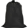 Genuine Joe Heavy Duty Contractor Bags - Large Size - 42 gal - 33" Width x 48" Length x 2.50 mil (63 Micron) Thickness - Low Density - Black - 20/Carton - Kitchen