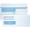 Quality Park Double Window Redi-Seal Envelopes - Security - #10 - 9 1/2" Width x 4 1/8" Length - 24 lb - Gummed - Wove - 500 / Box - White