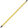 Genuine Joe 60" Extension Handle - 60" Length - 1" Diameter - Yellow - Fiberglass, Nylon - 1 Each