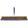 Genuine Joe GJO30125, Floor Sweep, 1 Each, Gray - 24" Handle Width - 60" Handle Length - Metal Handle - 1 Each - Gray