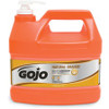 Gojo NATURAL* ORANGE Smooth Hand Cleaner - Citrus Scent - 1 gal (3.8 L) - Pump Bottle Dispenser - Soil Remover, Dirt Remover, Grease Remover - Hand - Orange - 1 Each