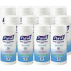PURELL Alcohol Formula Hand Sanitizing Wipes - White - Pre-moistened, Durable, Lint-free, Textured, Fragrance-free, Dye-free, Non-sticky, Residue-free - For Hand - 80 Per Canister - 12 / Carton