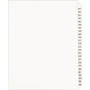 Avery Standard Collated Legal Dividers - 1 x Divider(s) - Side Tab(s) - 201-225 - 25 Tab(s)/Set - 8.5" Divider Width x 11" Divider Length - Letter - 8.50" Width x 11" Length - White Paper Divider - White Tab(s) - 1