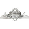 Business Source Clipboard Metal Clip - 6" Width - for Paper Clip - 1 / Each - Silver, Brown - Nickel Plated