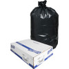 Genuine Joe Heavy-Duty Trash Can Liners - Medium Size - 33 gal - 33" Width x 40" Length x 1.50 mil (38 Micron) Thickness - Low Density - Black - 100/Carton