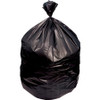 Genuine Joe Strong Economical Trash Bags - 56 gal - 43" Width x 48" Length x 0.87 mil (22 Micron) Thickness - Black - Resin - 150/Carton - Waste Disposal