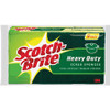 Scotch-Brite Heavy-Duty Scrub Sponges - 2.8" Height x 4.5" Width - 9/Pack - Yellow, Green