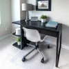 Cleartex Ultimat Low/Medium Pile Carpet Rectangular Chairmat - Home, Office, Carpeted Floor, Floor, Carpet - 47" Length x 35" Width x 90 mil Thickness - Rectangle - Polycarbonate - Clear