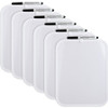 Lorell Personal Whiteboard - 11" (0.9 ft) Width x 8.5" (0.7 ft) Height - White Melamine Surface - White Plastic Frame - Rectangle - 6 / Bundle