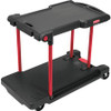 Rubbermaid Commercial Convertible Cart Platform Truck - 400 lb Capacity - x 23.8" Width x 45.1" Depth x 34.4" Height - Black - 1 Each