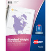 Avery Standard Weight Semi-Clear Sheet Protectors, 10 Sheet Protectors - 10 x Sheet Capacity - For Letter 8 1/2" x 11" Sheet - 3 x Holes - Ring Binder - Top Loading - Rectangular - Semi Clear - Polypropylene - 10 / Pack