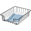Fellowes Wire 3" Letter Tray - Compartment Size 8.50" x 11" x 3" - 3" Height x 10" Width x 14.1" Depth - Desktop - Stackable - Black - Steel - 1 Each