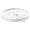 Dart Lift-n-Lock Coffee Cup White Lids - Round - Plastic - 1000 / Carton - White